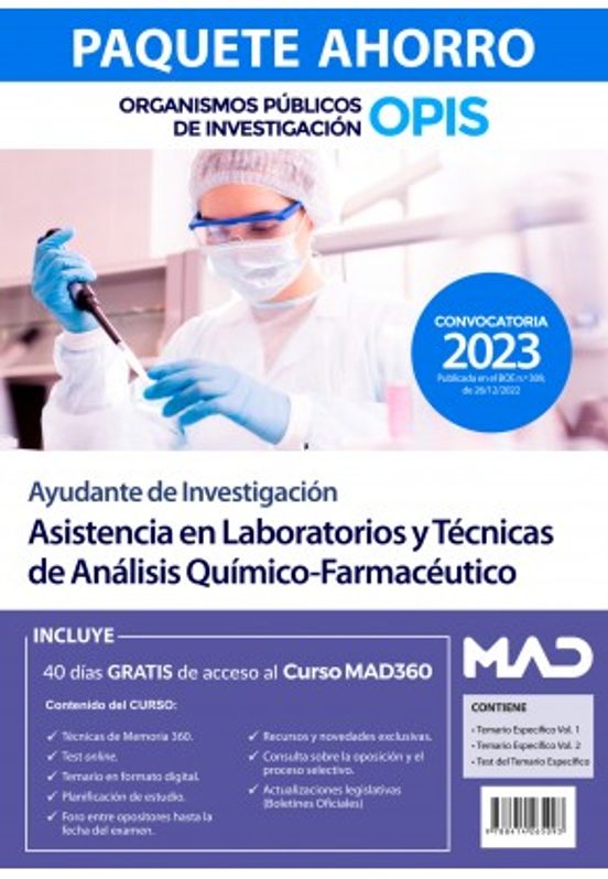 Paquete Ahorro Ayudante De Investigación Asistencia Laboratorios Y Téc