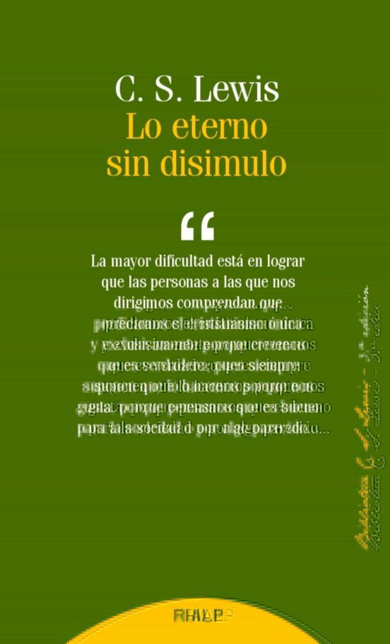 Lo Eterno sin Disimulo
