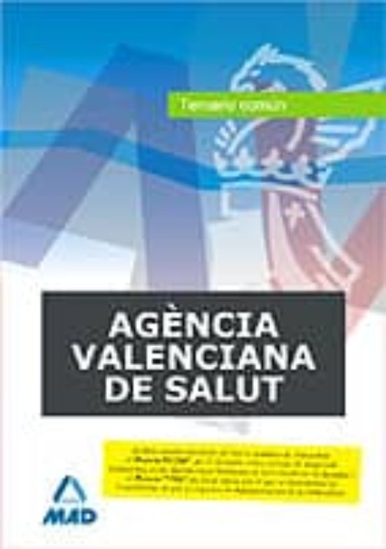 Agencia Valenciana De Salud. Temario Común