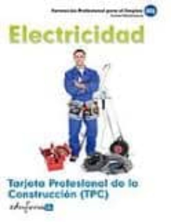 Tarjeta Profesional De La Construccion . Electricidad. Carne S Pr