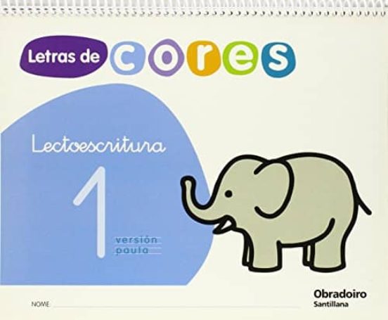 Caderno Letras De Colores 1 Gallego Edicion 2008
