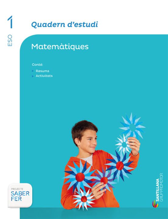 Quadern Estudio Matemàtiques 1º Secundaria Catala Ed 2015