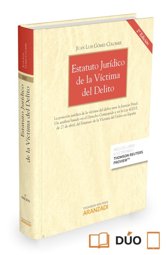 Estatuto Jurídico De La Víctima Del Delito
