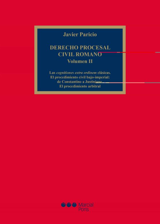 Derecho Procesal Civil Romano Vol. Ii