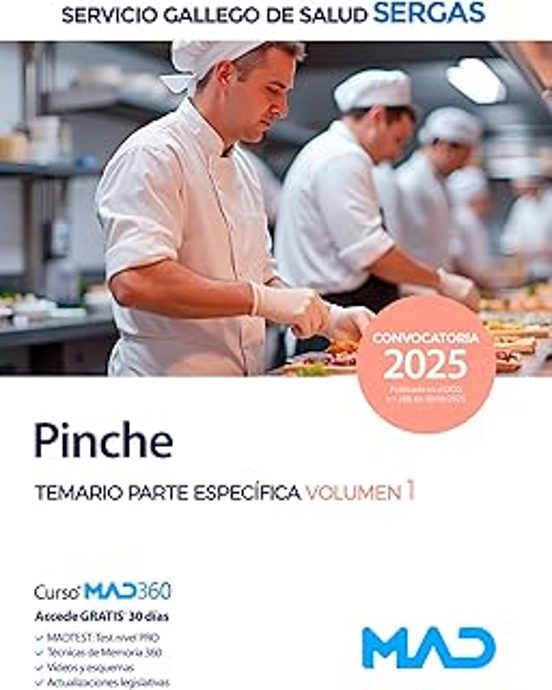 Pinche Del Servicio Gallego De Salud Temario Parte Espe Cífic