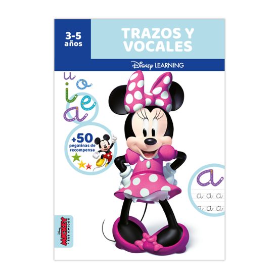 Cuadernos Disney Learning - Trazos Y Vocales - Minnie