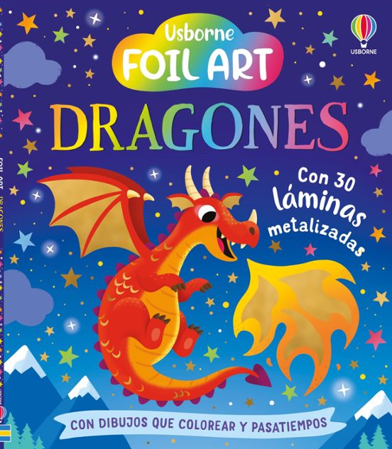 Dragones. Usborne Foil Art