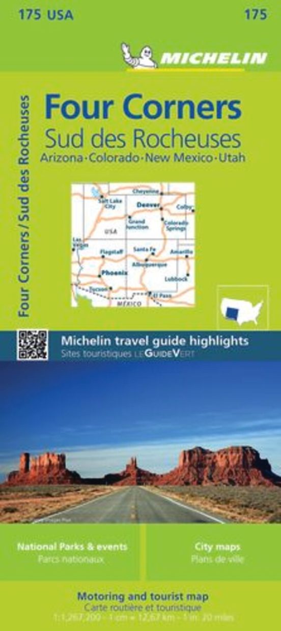 Mapa Zoom Four Corners 11175