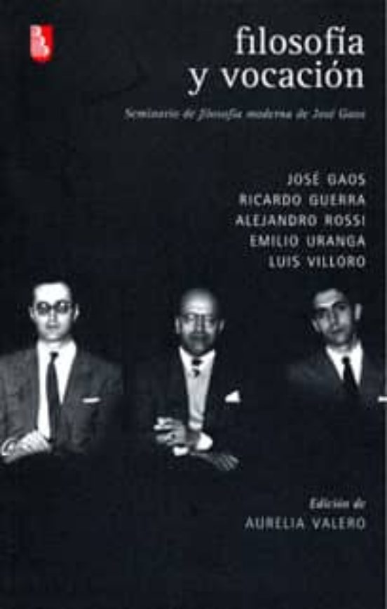 Filosofia Y Vocacion