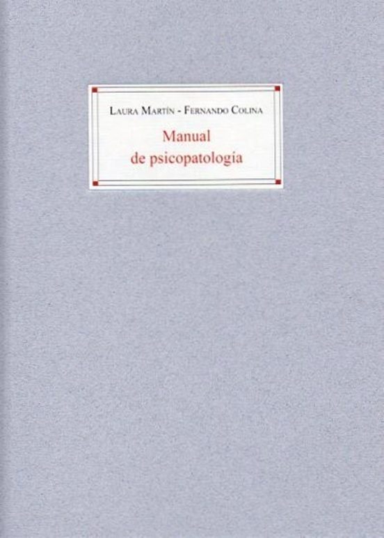 Manual De Psicopatología