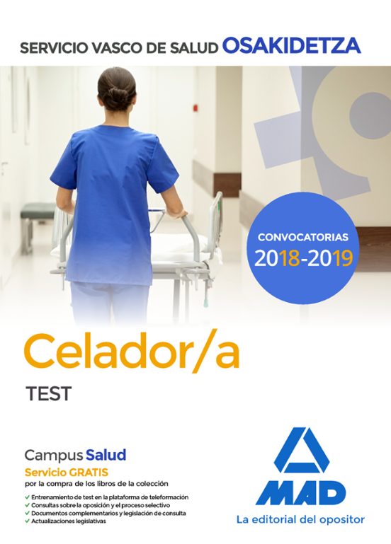 Celador De Osakidetza-Servicio Vasco De Salud. Test