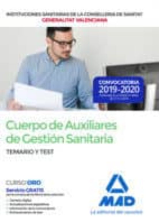 Cuerpo De Auxiliares De Gestión Sanitaria De La Administración La Gene