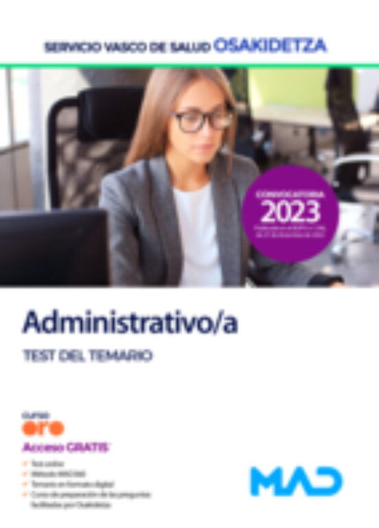 Administrativo/a De Osakidetza-Servicio Vasco De Salud. Test