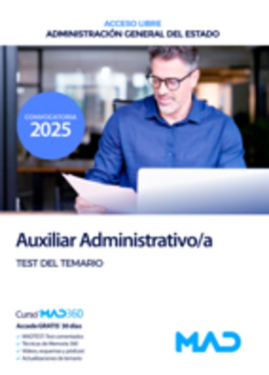 Auxiliar Adminsitrativo Del Estado. Test