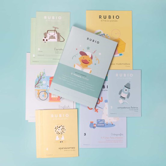Pack De 11 Cuadernos Rubio 3º De Primaria