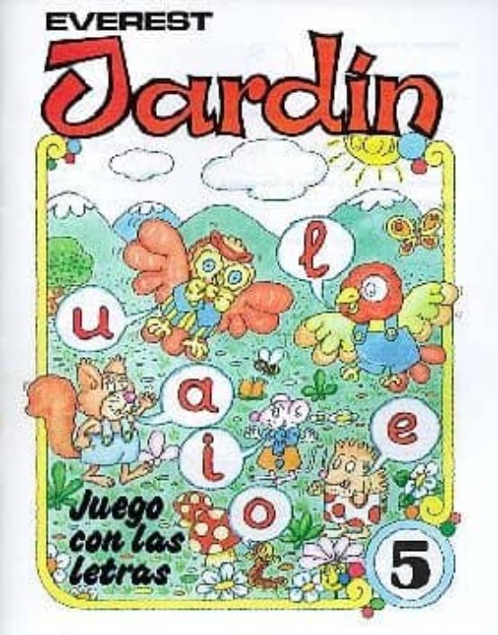 Jardin Juego Con Las Letras. Cuaderno 5