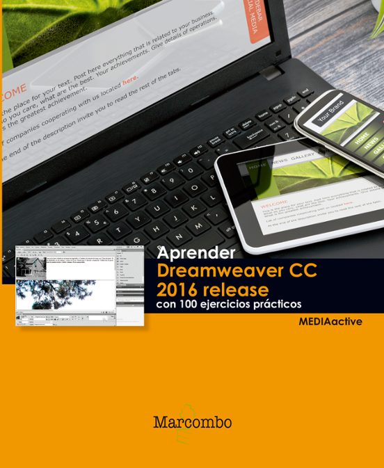 Aprender Dreamweaver CC Release 2016 Con 100 Ejercicios Prácticos
