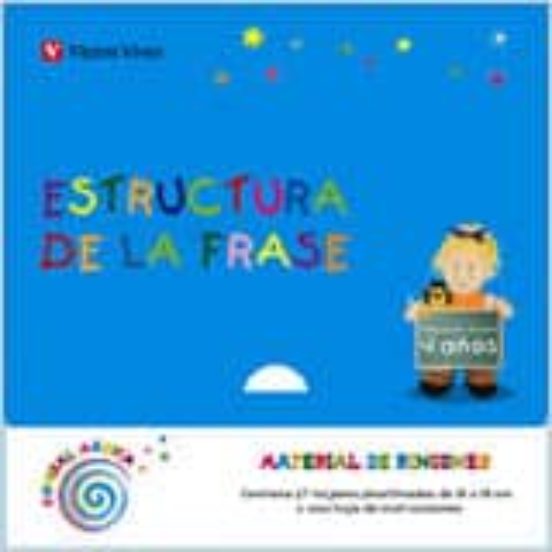 Caja Estructura de la Frase. E. Magica. 4 Años Infantil