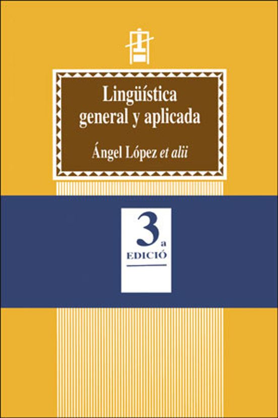 Lingüística General Y Aplicada