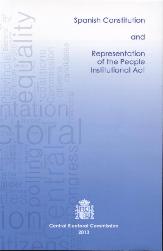 Spanish Constitution And Representation Of The People Institution Al A