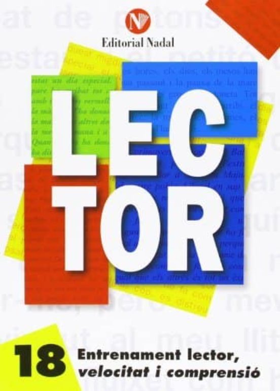 Entrenament Lector Velocitat I Comprensió Nº 18 Lletra Dimprent A C.s