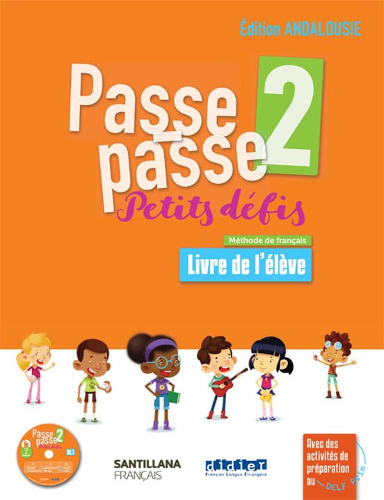 Passe Passe-petits Defis 2 Eleve+cd Andalucia