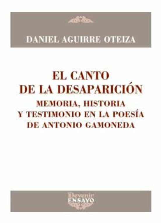 El Canto De La Desaparicion
