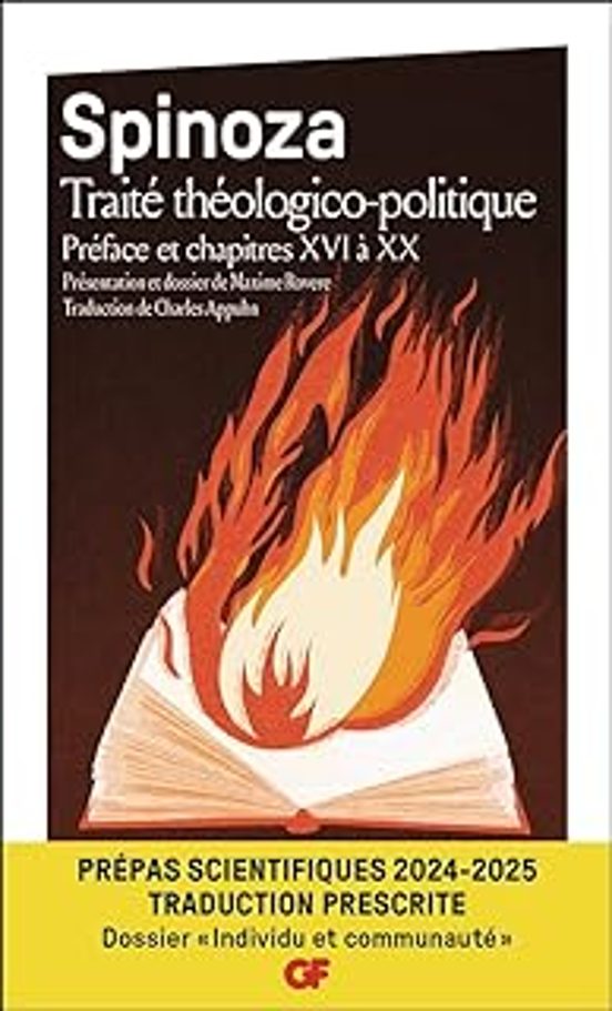 Traité Théologico-politique: Préface Et Chapitres Xvi À Xx: Prépas Sci