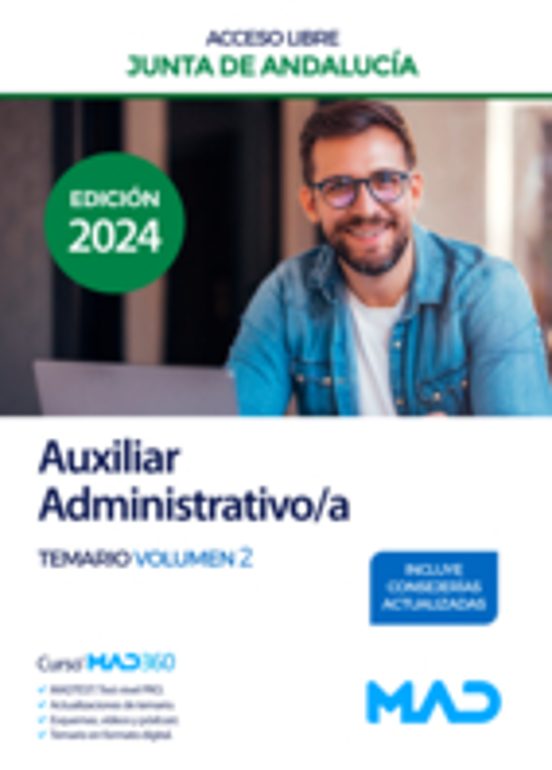 Auxiliar Administrativo/a . Temario Volumen 2