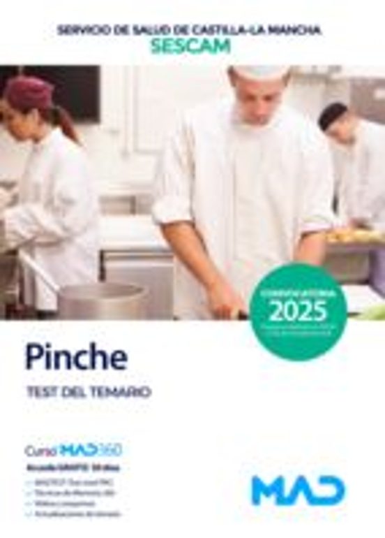 Pinche Del Servicio De Salud De Castilla-La Mancha .Test Del Temario