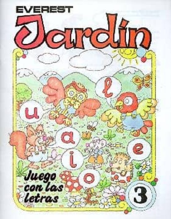 Jardin Juego Con Las Letras. Cuaderno 3
