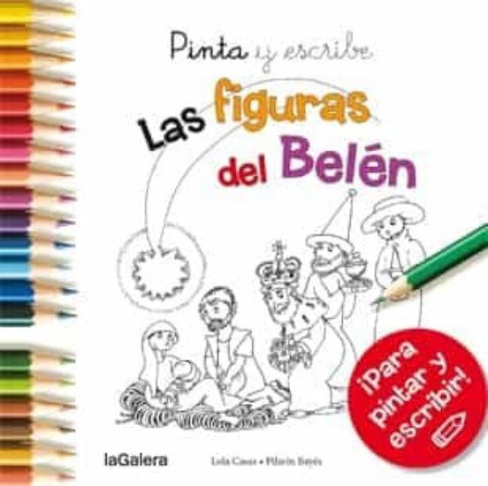 Pinta Y Escribe Las Figuras Del Belén