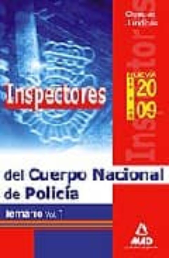 Inspectores Del Cuerpo Nacional De Policía. Temario Volumen I. Ci Enci