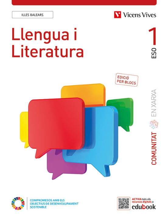 Llengua Catalana i Literatura 1º ESO Blocs Comunitat en Xarxa Illes Ba