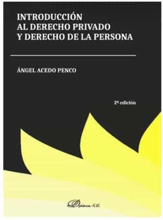 Introduccion Al Derecho Privado Y Derecho De La Persona