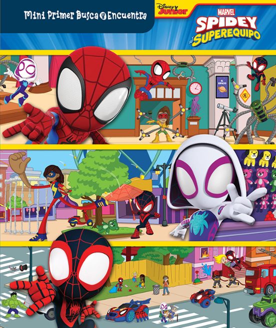 Mini Primer Busca y Encuentra Spidey y Su Super Equipo Marvel Disney J