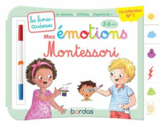 Les Livres-ardoises - Mes Emotions Montessori