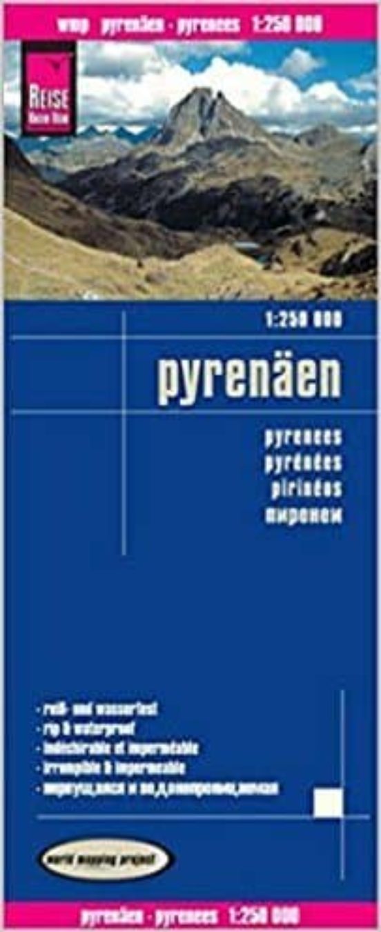 Pyrenäen Landkarten Impermeable 9. Aktualisierte Auflage 2