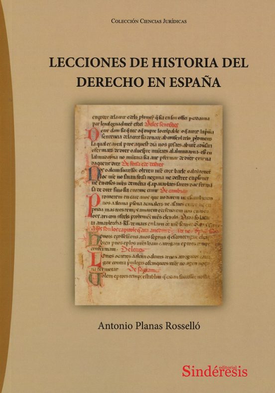 Lecciones De Historia Del Derecho En España