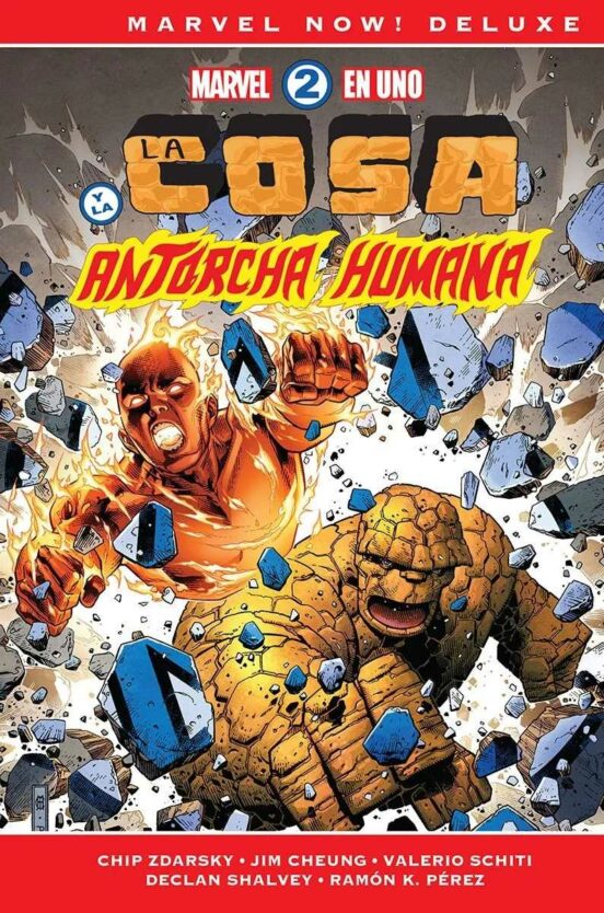 Marvel 2 En Uno La Cosa Y La Antorcha Humana