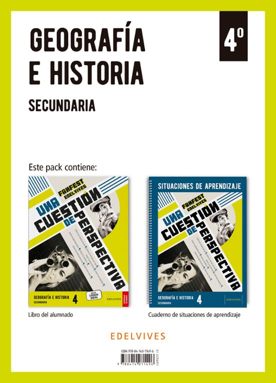 Geografía e Historia 4.º ESO + Cuaderno Situaciones de Aprendizaje Fan