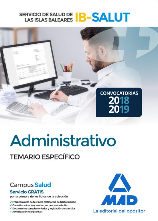 Administrativo Del Servicio De Salud De Las Illes Balears . Temario Parte Específica