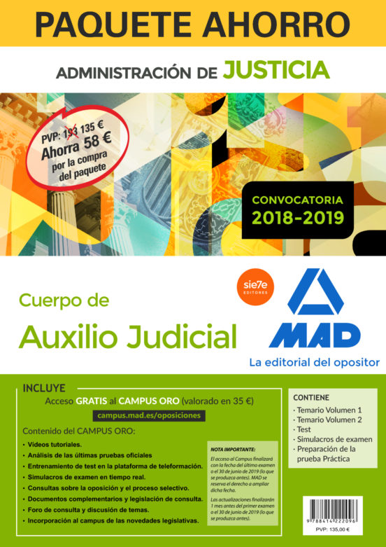 Paquete Ahorro Auxilio Judicial