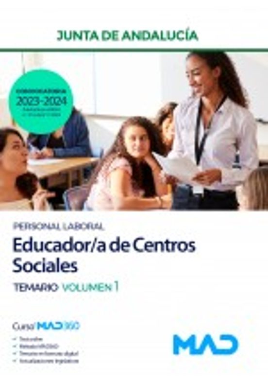 Educador/a De Centros Sociales. Personal Delaboral De La Junta De Anda