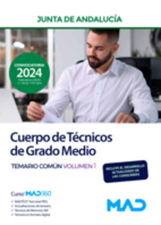 Cuerpo De Técnicos De Grado Medio De La Junta De Andalucía. Temario Co