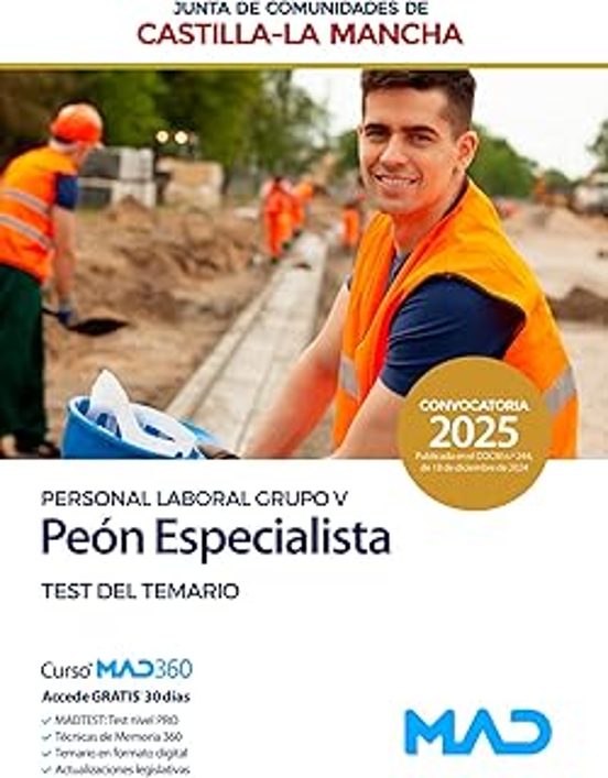 Peón Especialista . Test Junta De Comunidade