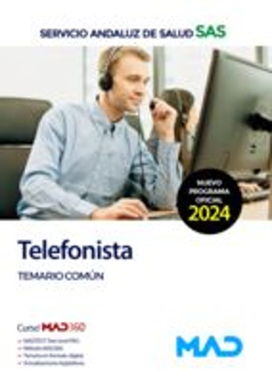 Telefonista. Temario Comun: Servicio Andaluz De Salud