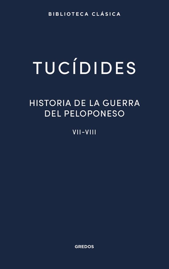 37. historia de la guerra del peloponeso. libros vii-viii