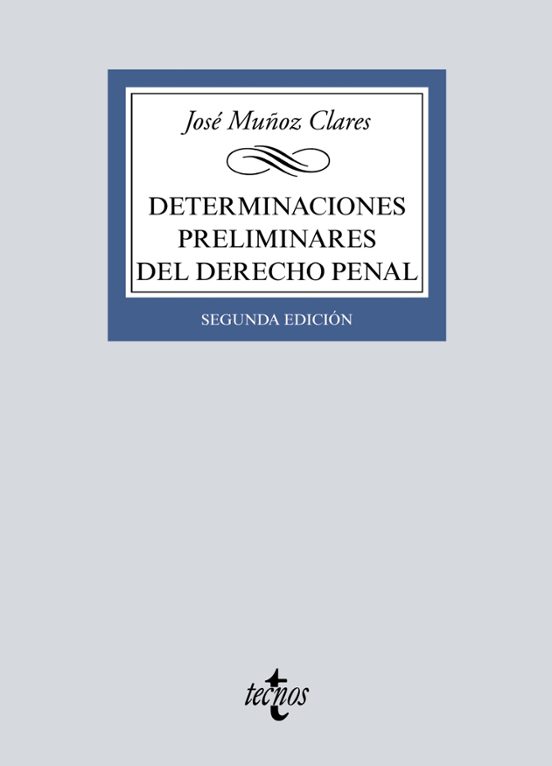 Determinaciones Preliminares Del Derecho Penal