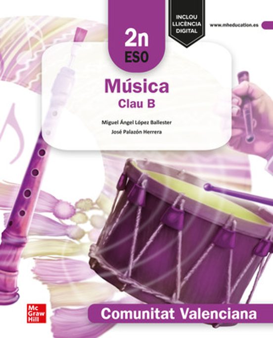 Música Clave B 2N 2º ESO Valencià. Edició LOMLOE 2025